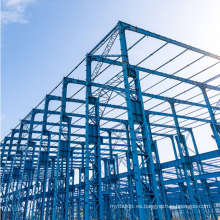 Almacén de estructura de acero de diseño de construcción, almacén de estructura de acero de dos pisos, plataforma de estructura para almacenamiento de almacén